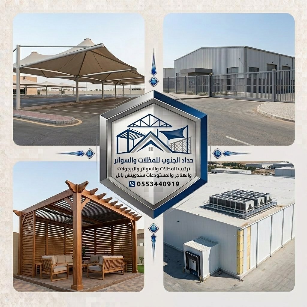 حداد الجنوب للمظلات والسواتر
